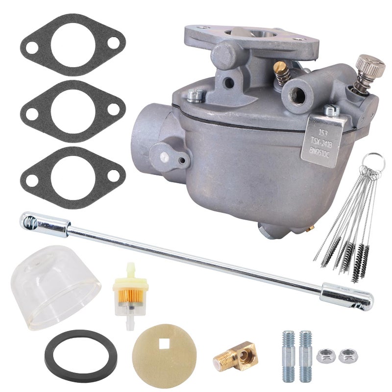 KIPA Carburetor for Ford Tractor 2N 8N 9N Heavy Duty TSX33 OEM # 8N9510C 8N9510C-HD 8N9510C TSX241B TSX-241B TSX241C TSX-241C TSX33 B3NN9510A FSC30-0032 Carb With Mouting Gasket - Image 3